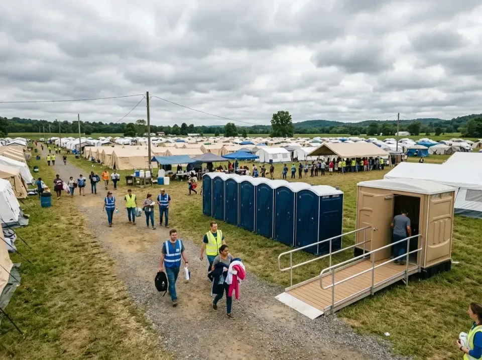 disaster-relief-camp-restrooms-010 — frequently asked questions, Dumpster & Portable Bathrooms Rental in Whitehall, OH
